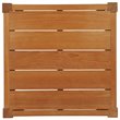 Modway Northlake Outdoor Premium Grade A Teak Wood Side Table in Natural