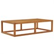 Modway Newbury Premium Grade A Teak Wood Outdoor Coffee Table in Natural