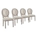 4 Piece Side Chair/Beige