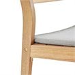 Modway Viewscape Outdoor Patio Ash Wood Jack and Jill Chair Set in Natural/Taupe