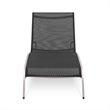 Modway Savannah Outdoor Patio Aluminum and Mesh Chaise Lounge Chair in Black