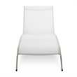 Modway Savannah Outdoor Patio Aluminum and Mesh Chaise Lounge Chair in White