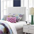 Modway Keira Faux Leather Upholstered Twin Headboard in White