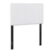 Modway Keira Faux Leather Upholstered Twin Headboard in White