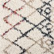 Modway Skadi Polypropylene Rainbow Diamond Shag Area Rug in Multi-Color