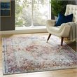 Modway Success Merritt Floral Medallion Area Rug in Multi-Color