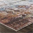 Modway Success Tahira Vintage Floral Moroccan Trellis Area Rug in Multi-Color