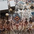 Modway Success Tahira Vintage Floral Moroccan Trellis Area Rug in Multi-Color