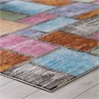 Modway Success Nyssa Abstract Geometric Mosaic Area Rug in Multicolored