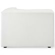 Modway Restore Polyester Fabric Sectional Sofa Corner Chair in White