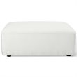 Modway Restore Modern Style Polyester Fabric Ottoman in White