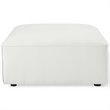 Modway Restore Modern Style Polyester Fabric Ottoman in White