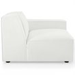 Modway Restore 3-Piece Modern Fabric Upholstered Sectional Sofa in White