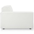 Modway Restore 3-Piece Modern Fabric Upholstered Sectional Sofa in White