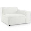 Modway Restore 4-Piece Modern Polyester Fabric Sectional Sofa in White
