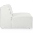 Modway Restore 4-Piece Modern Polyester Fabric Sectional Sofa in White