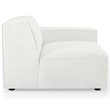 Modway Restore 4-Piece Modern Fabric Upholstered Sectional Sofa in White