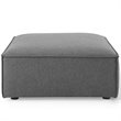 Modway Restore 5-Piece Modern Polyester Fabric Sectional Sofa in Charcoal