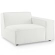 Modway Restore 5-Piece Modern Polyester Fabric Sectional Sofa in White