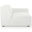 Modway Restore 5-Piece Modern Polyester Fabric Sectional Sofa in White