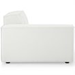 Modway Restore 5-Piece Modern Polyester Fabric Sectional Sofa in White