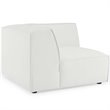 Modway Restore 6-Piece Modern Fabric Sectional Sofa in White
