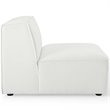 Modway Restore 6-Piece Modern Fabric Sectional Sofa in White