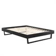 Modway Billie Queen Rubberwood and MDF Wood Platform Bed Frame in Black