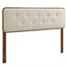 Queen/Walnut and Beige