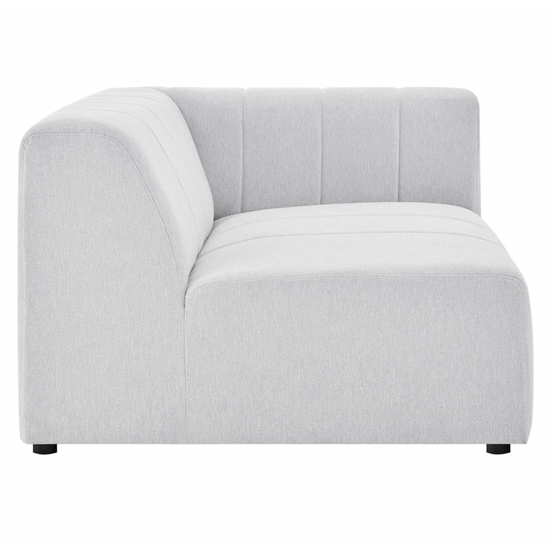 Modway Bartlett 2-Piece Upholstered Fabric Loveseat in Ivory