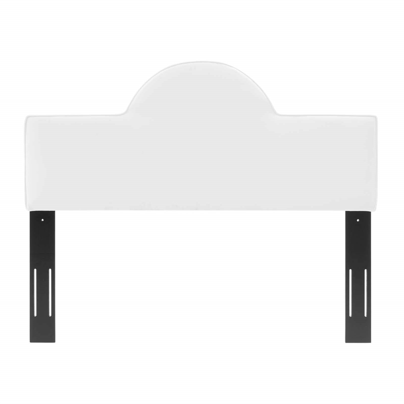 Modway Dawn King/California King Performance Velvet Headboard in White