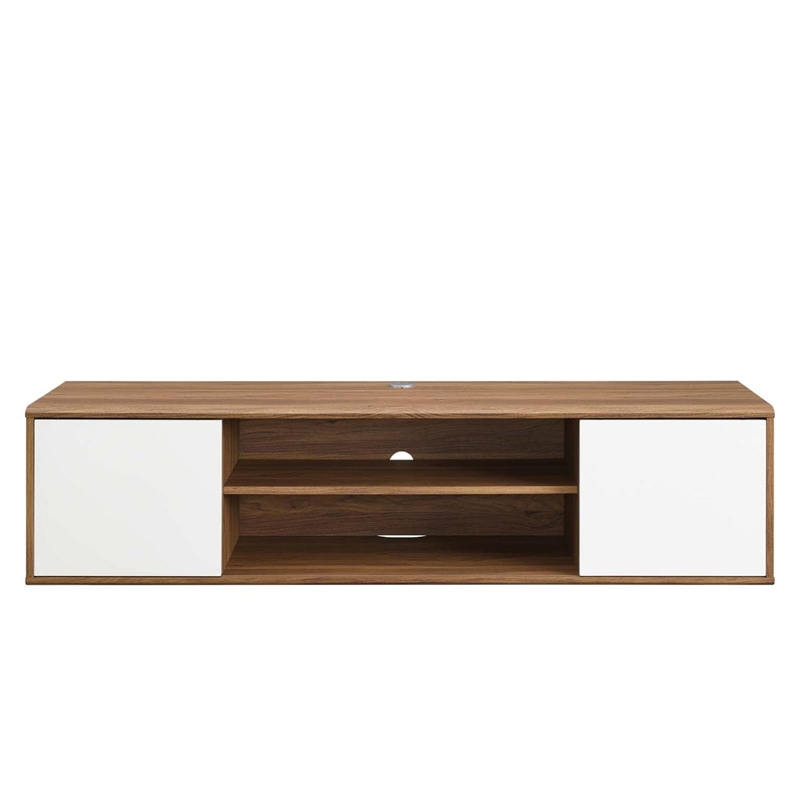 Modway Envision Plastic Wall-Mount TV Stand for TVs up to 65