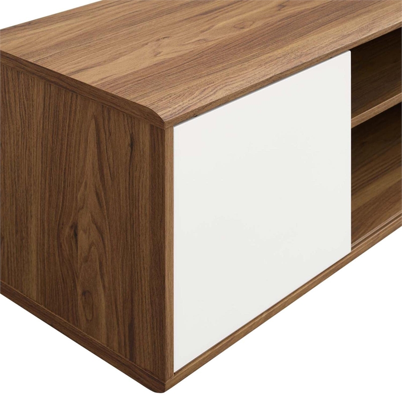 Modway Envision Plastic Wall-Mount TV Stand for TVs up to 65