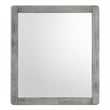 Modway Georgia Modern Style Solid Rubberwood Mirror in Gray Finish