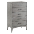 Modway Georgia 3-Piece Rubberwood and MDF King Bedroom Set in Gray