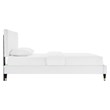 Modway Roxanne Modern Performance Velvet Queen Platform Bed in White