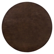 Modway Lippa Modern Wood/Metal Coffee Table in Gold/Cherry Walnut