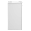 Modway Maybelle Modern Wood/Ceramic Bathroom Vanity in White