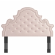 Modway Diana Tufted Performance Velvet Full/Queen Headboard in Pink