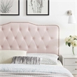 Modway Sophia Tufted Performance Velvet Full/Queen Headboard in Pink