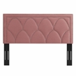 Modway Greta Performance Velvet King/California King Headboard in Dusty Rose