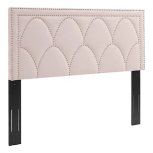 Modway Greta Performance Velvet King/California King Headboard in Pink