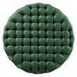 Modway Amour Modern Button Tufted Round Velvet Ottoman in Emerald Green