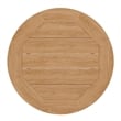 Modway Brisbane 3-Piece Teak Wood Outdoor Patio Set - Natural/Light Brown