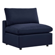 Modway Commix Modern Fabric Upholstered Outdoor Sofa in Navy