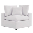 Modway Commix Modern Fabric Upholstered Outdoor Sofa in White