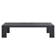 Modway Tahoe Modern Powder-Coated Aluminum Outdoor Patio Coffee Table in Gray
