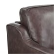 Modway Impart Modern Genuine Leather Upholstered Sofa in Brown