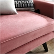 Modway Engage Modern Tufted Back Performance Velvet Loveseat in Dusty Rose