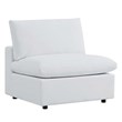 Modway Commix Modern Fabric Upholstered Water Resistant Outdoor Sofa in White